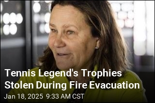 Pam Shriver&#39;s Trophies Stolen During Fire Evacuation