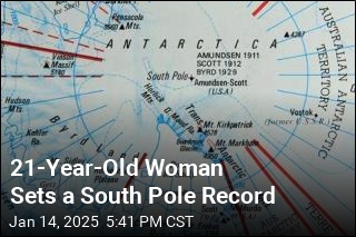 21-Year-Old Woman Sets a South Pole Record