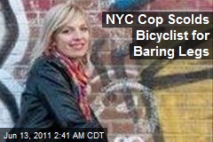 NYC Cop Scolds Dutch Biker for Baring Legs
