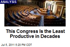 This Congress Is the Least Productive in Decades