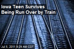 Iowa Teen Survives Being Run Over by Train